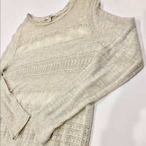 LC Lauren Conrad open knit sweater